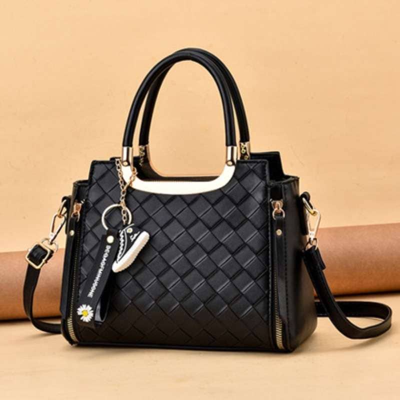Tan Scarf Chain Detailed Handbag | 2091-C | Cilory.com